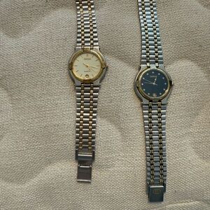 Gucci Dual-Tone Gold and Silver Watches